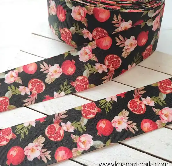 عکس گل روبانی زرشکی