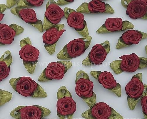 عکس گل روبانی زرشکی