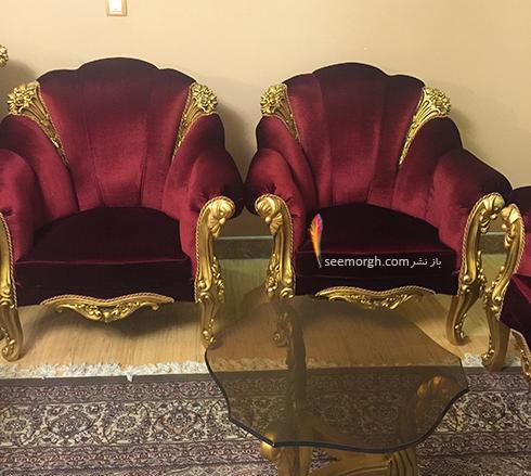 عکس از رنگ زرشکی