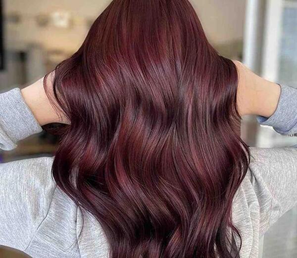 عکس از رنگ زرشکی