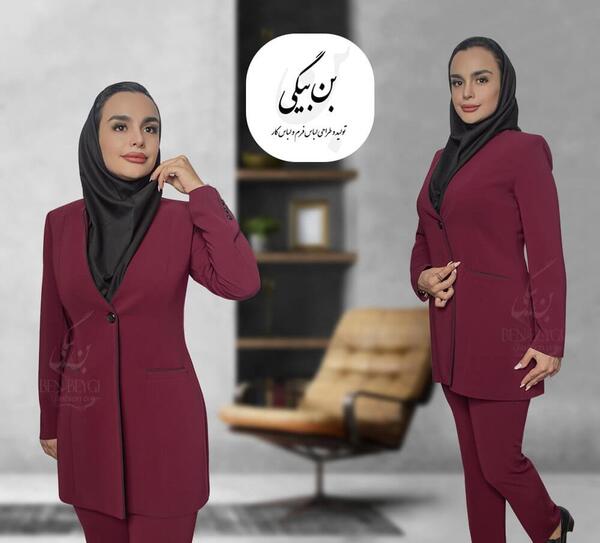 عکس لباس رنگ زرشکی