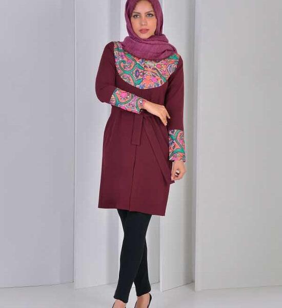 عکس لباس رنگ زرشکی