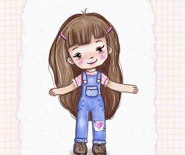 عکس زن زیبا کارتونی