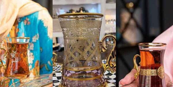عکس زیبا از استکان چای