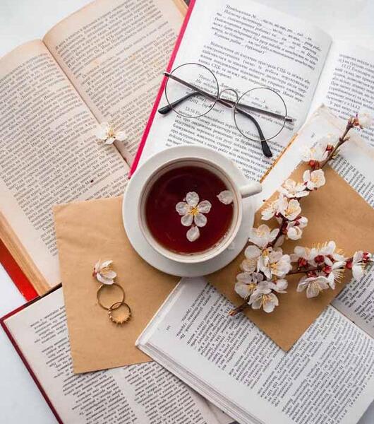عکس فنجان چای زیبا