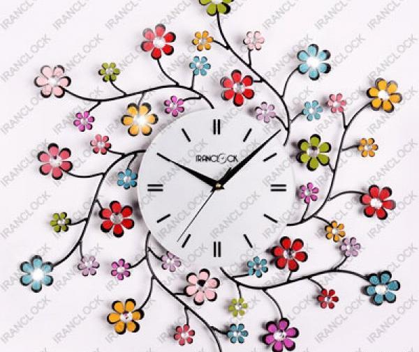 عکس ساعت دیواری فانتزی دخترانه