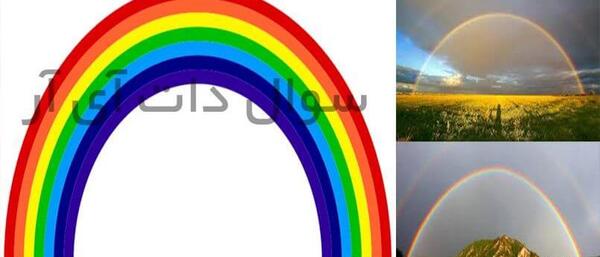 عکس های رنگین کمان ها