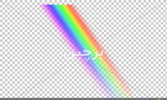عکس رنگین کمان در باران
