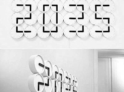 عکس ساعت دیجیتالی دیواری