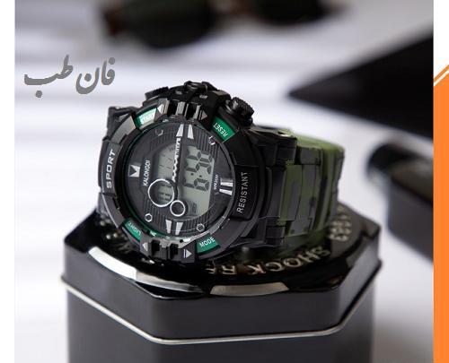 عکس ساعت دیجیتالی مشکی