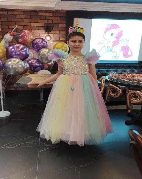 عکس لباس رنگین کمانی