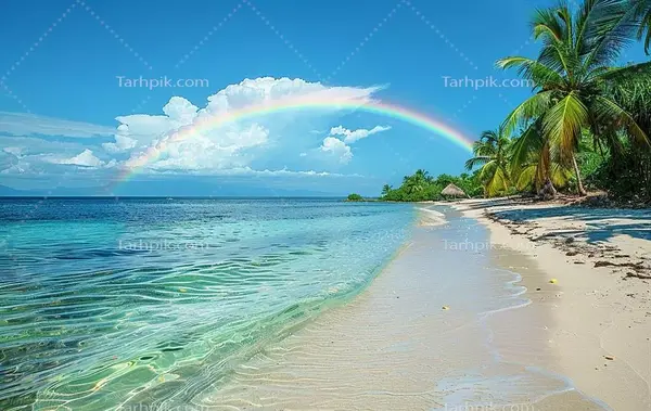 عکس تصاویر زیبای رنگین کمان