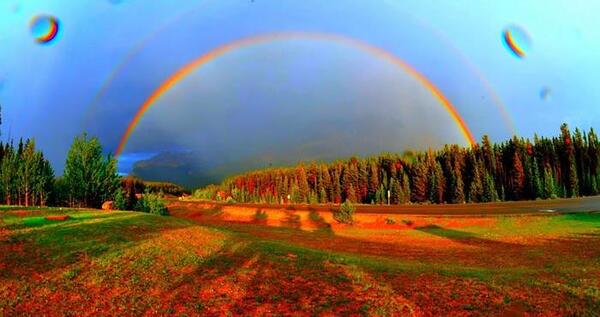 عکس تصاویر زیبای رنگین کمان