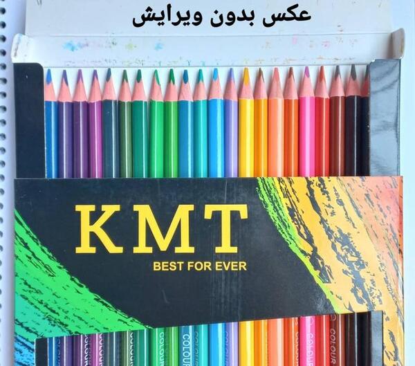 عکس مداد رنگی رنگین کمان