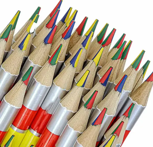 عکس مداد رنگی رنگین کمان