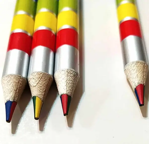 عکس مداد رنگی رنگین کمان