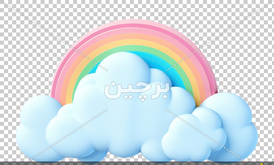 عکس رنگین کمان بدون پس زمینه