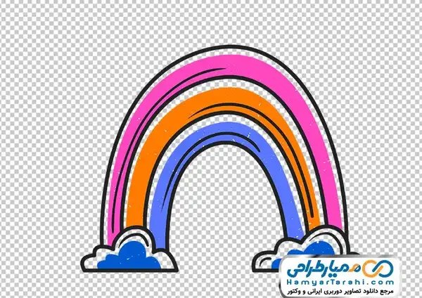 عکس از رنگین کمان نقاشی