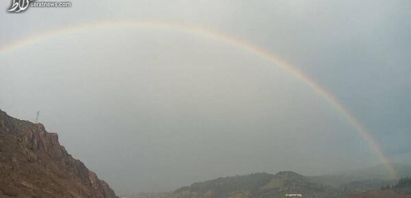 عکس رنگین کمان آسمان