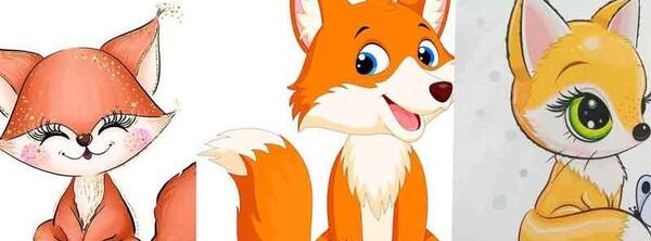 عکس نقاشی روباه وحشی