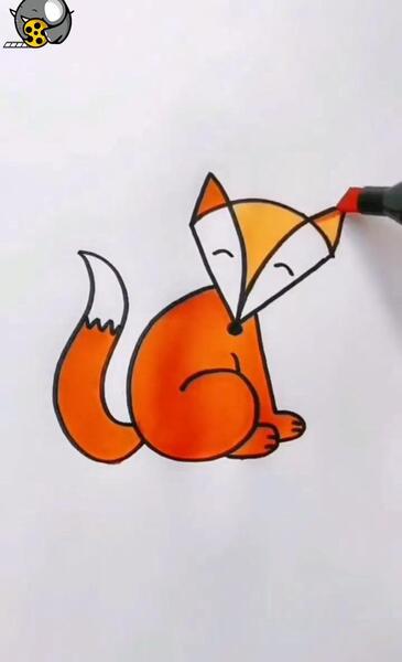 عکس نقاشی روباه کوچک