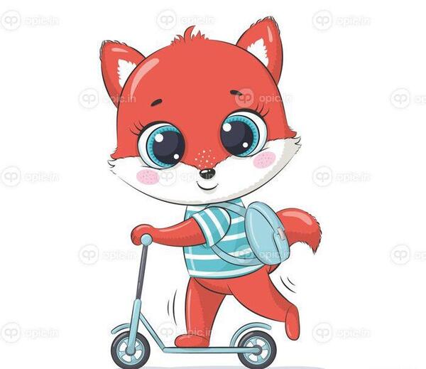 عکس نقاشی روباه کوچک