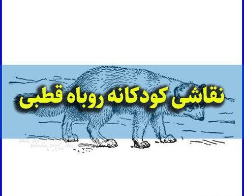 عکس نقاشی روباه قطبی