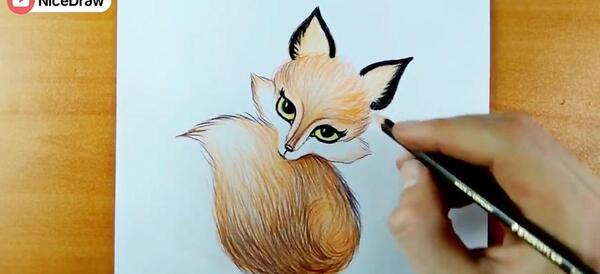 عکس صورت روباه نقاشی