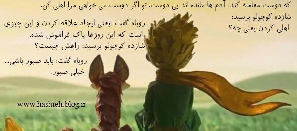 عکس نوشته های روباه و شازده کوچولو