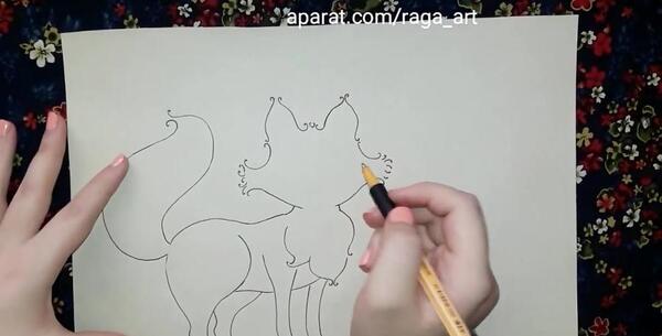 عکس روباه و زاغ نقاشی