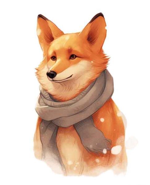 عکس صورت روباه برای نقاشی