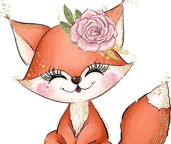 عکس روباه کارتونی ساده