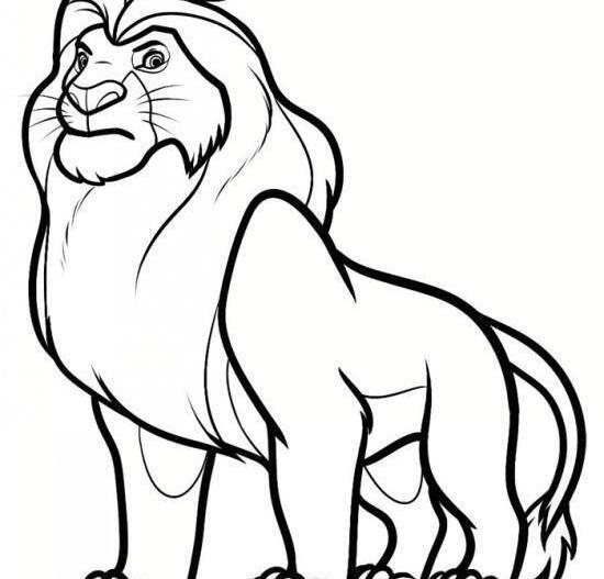 عکس شیر کارتونی نقاشی