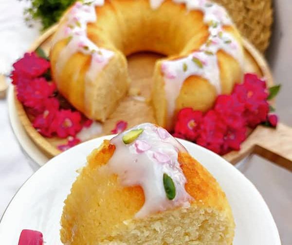 عکس کیک شیر داغ