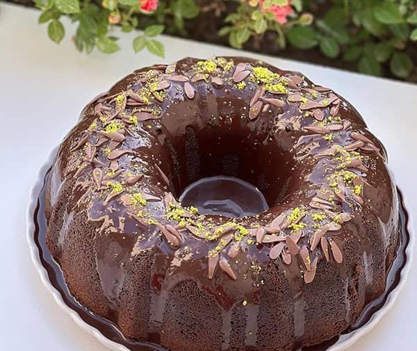 عکس کیک شیر داغ