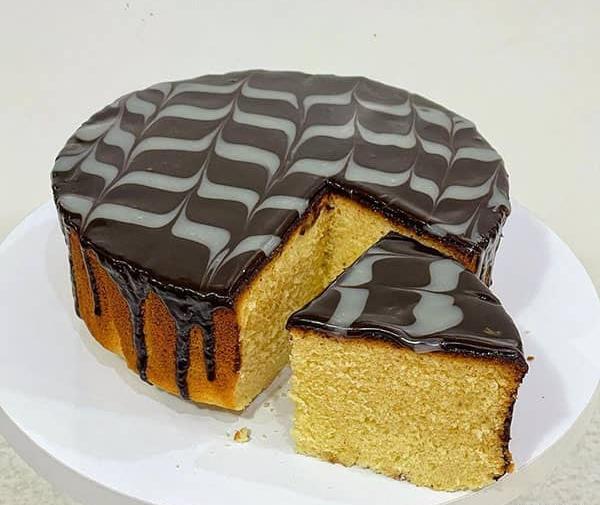 عکس کیک شیر داغ