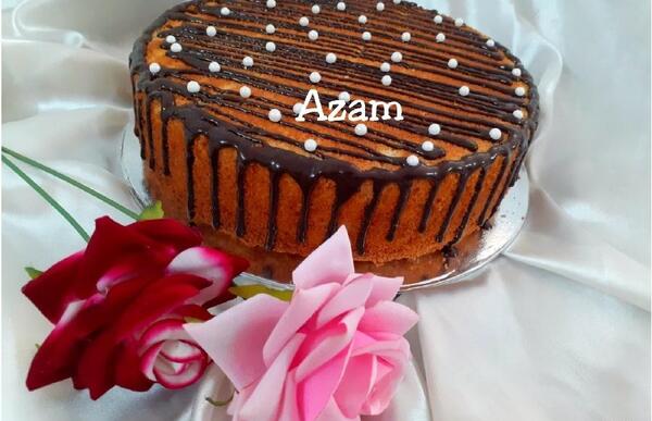 عکس کیک شیر داغ
