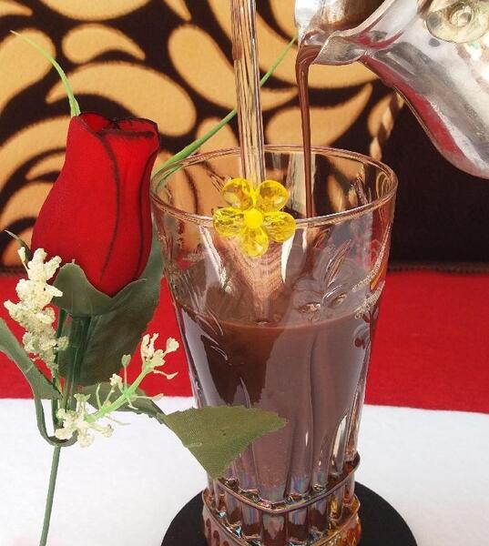 عکس گل شیر کاکائو