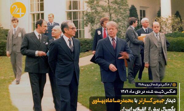 عکس رضا شاه با کت و شلوار