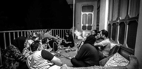 عکس ریه ادم قلیانی