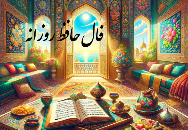 عکس روی تو چو در آینه جام افتاد تعبیر فال