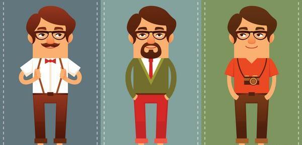عکس کارتونی ریش دار
