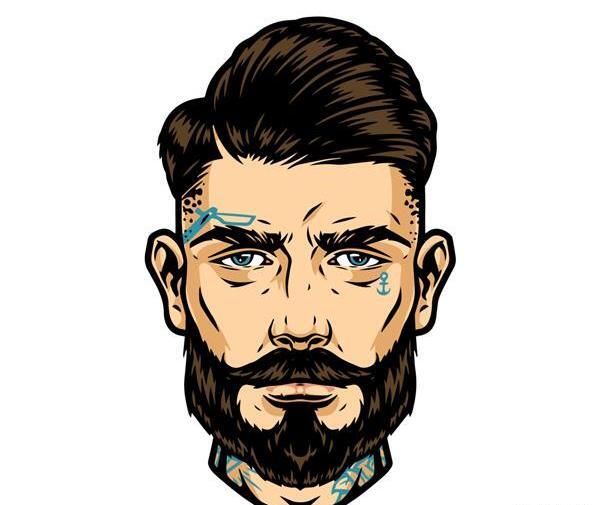 عکس مرد ریش دار کارتونی