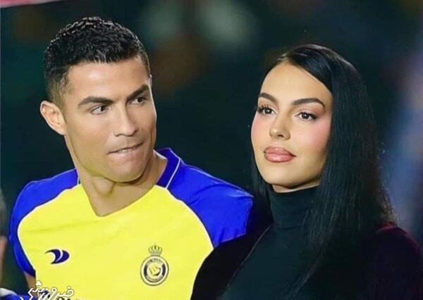 عکس رونالدو و زنش عاشقانه