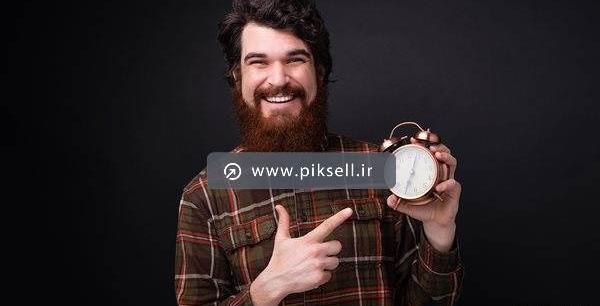 عکس صورت مرد ریش دار