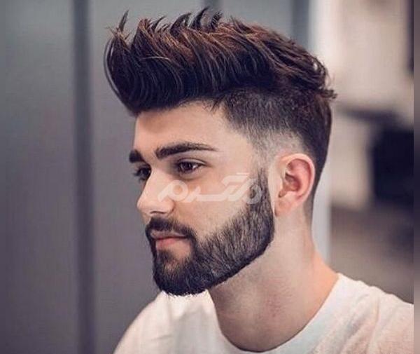 عکس ریش خط دار