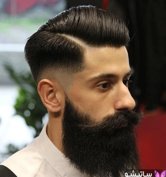 عکس ریش بلند سایه دار