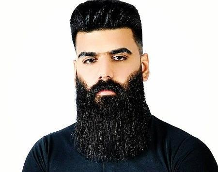 عکس مرد ریش دار جذاب