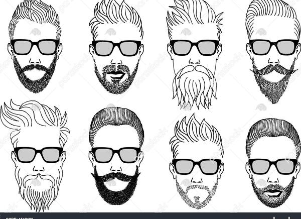 عکس ریش و سبیل کاغذی