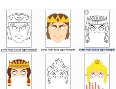 عکس ریش و سبیل کاغذی